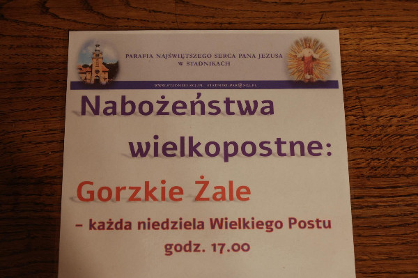 Ogłoszenia duszpasterskie 15.03.2026